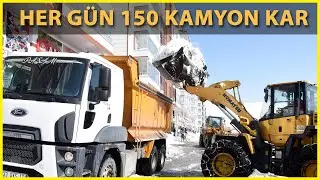 Bitlis'ten 2 Bin 500 Kamyon Kar Taşındı