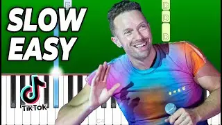 Coldplay - Viva La Vida - Slow Easy Piano Tutorial