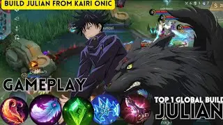 TUTORIAL JULIAN JUNGLER BAGI PEMULA BIAR JAGO!! BUILD JULIAN TERSAKIT 2024!! GAMEPLAY🎮