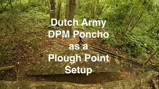 Dutch Army PONCHO PLOUGH POINT