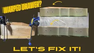 How to Fix a Warped Drawer | French Provincial Repair |