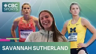 Savannah Sutherland on NCAA record, Michigan experience, and going pro before Tokyo | #CBCSports