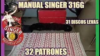 Manual completo Singer 316G - Parte 3 discos levas para m&aacute;quina de coser casera vintage - user guide