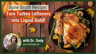 Turkey Bone Broth Recipe for Dogs and Cats - Don't Toss Those Turkey Bones!