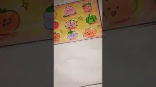 Fruit blind box tutorial 🍎💦 #journaling #scuishy # stiker# papercraft