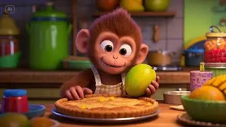 The Monkey Made a Mango Pie | Fun Cooking Rhyme for Kids | Nursery Rhymes & Songs for Children