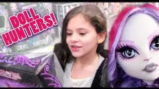 KITTIESMAMA, DOLL HUNTERS! | Hunting for Monster High Catrine DeMew, Werecat Fearleaders, & Duece!