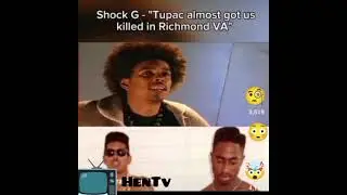 Tupac & Shock G pressed in the club by Richmond V.A Goons #tupac #deathrow