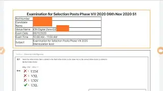 SSC Phase 8 Selection Posts 2020 Answer Key Results Download Official