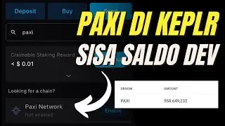 Update Airdrop Paxi Terbaru 2025 - Wallet Keplr Support Paxi Token 