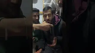 Palestinians celebrate journalist Aljafarawi&rsquo;s birthday in Gaza displacement camp