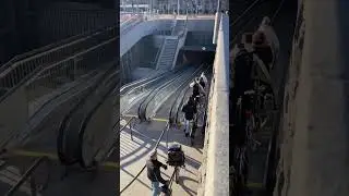Underwater bike parking in Amsterdam! #photography
