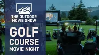 Country Club Event ideas. How outdoor movies can make ideal Golf Club Social
