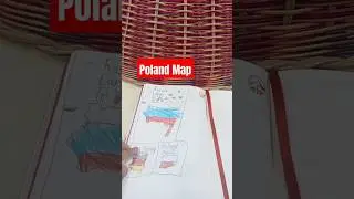 Poland Map by 8 years old #hobby #worldmap #drawing #poland