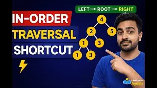 In-Order Traversal Shortcut | Binary Tree Made Easyvideo 2
