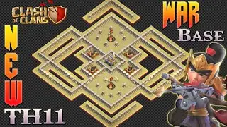 NEW TH11 WAR BASE + REPLAY PROOF + LINK | BEST TH11 WAR BASE DESIGN | CLASH OF CLANS