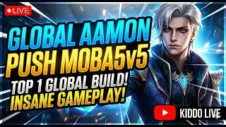 🛑GLOBAL AAMON PUSH  - LIVE STREAM -- LIVE  w KIDDO #live #gamershorts shorts #moba5v5  #mlbb