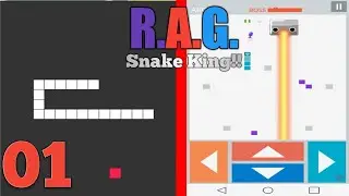 Snake King!! (Cool Snake Game with Bosses!) | R.A.G. gameplay part 1 (a.k.a. Random Android Games)