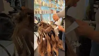 Calico hair #hairtok #hairmaster #hairdye #hairroulette #haircolor #hairstylist #copperhaircolor