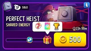 500 coin gold boosters Share energy rainbow perfect heist solo challenge match masters today .