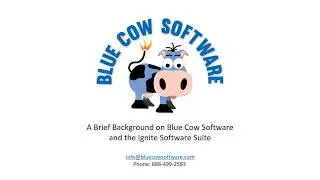 Blue Cow Software and the Ignite Software Suite Overview