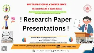 ! Research Paper Presentations: 6th International Conference ! ( Part-1 : Online Mode )