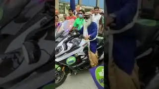 Sadguru Entry with Expensive Bike || SAVE SOIL