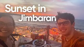 Romantic dinner in Jimbaran, Bali (with a sunset)