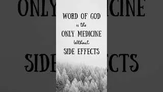 Gods word is medicine | #faith #quotes #faithquotes #love #motivation #inspirationalquotes #medicin