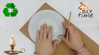 Making a Luxurious-Looking Basket with Old Kraft Bags 🧺✨