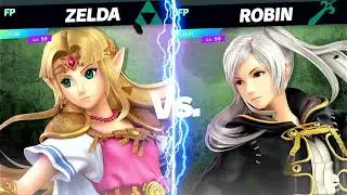 Super Smash Bros Ultimate Amiibo Fights Zelda vs the World EX vs Robin