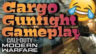 Modern Warfare gunfight, clapping kids on NEW map Cargo 2V2 gameplay pt:8