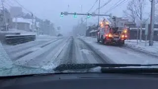 March 13, 2018 Nor'easter: Route 9 Chesthut Hill