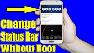 How to Change Any Android Status Bar Without Root | Very Easy And Simple Technique