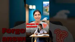 Forgot the answer in exam hall? Do this || Meera || Tamil
