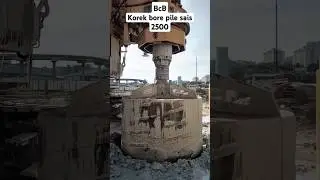 BORE PILE,BAUER BG 55 #borpile #excavator #construction