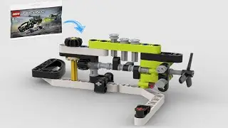 LEGO Technic Propeller With Engine 30465 Alternative Instructions.