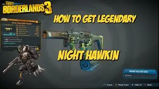 Borderlands 3 - Stranger Things Easter Egg!!! ((Night Hawkin)) [[LEGENDARY WEAPON]] w/Commentary
