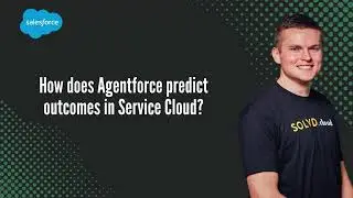 How does Agentforce predict outcomes in Service Cloud?