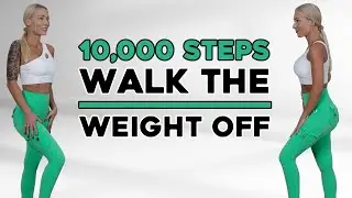 10000 Step FAST Walking Workout | 1 Hour Fat Burning Endurance | Knee Friendly