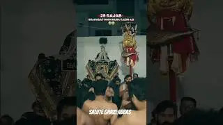 Shabih E Taboot Imam Musa Kazim 25 Rajab 2026 Shikarpur Azadari