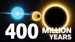 Mysterious blue stars around black hole
