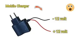 How to Convert 5v Mobile Charger to 12v || 5 Volt Mobile Charger Ko 12 Volt Kaise Banaye 