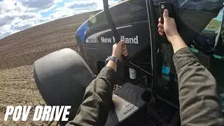 Lets Drive | Day 2 | New Holland TM 175 | Amazone Centaur 4002 harrow