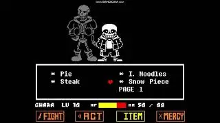 Undertale: Help From the Void #1 Братья Скелеты