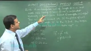 Re-AIPMT 2015 Solution-Physics Video Q. 145-146 Aakash Institute
