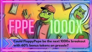 Could FloppyPepe be the next 1000x breakout with 60% bonus tokens on presale? #FPPE