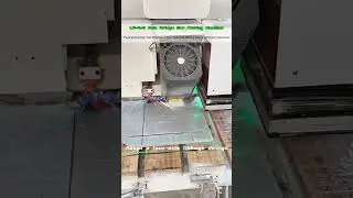 4+2 Waterjet Bridge Saw Cutting Machine.Stone/Wood/Metal CNC&Laser Machine. #waterjet #bridgesaw