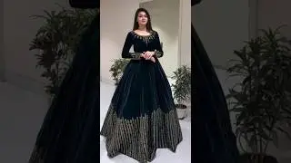 Winter designer dress 👗💕🥀#shorts#weddingdress #designerdress#winter #dress