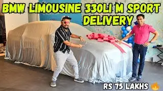 Taking Delivery Of Brand New BMW CAR WORTH 75 LAKHS | Meta Saab's BMW 330li M-Sport Luxury Car 🔥
